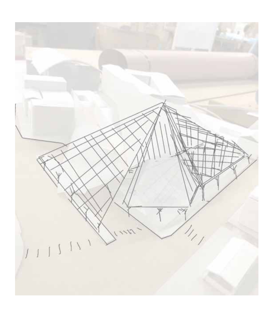 Early roof study — canopy geometry iteration 1