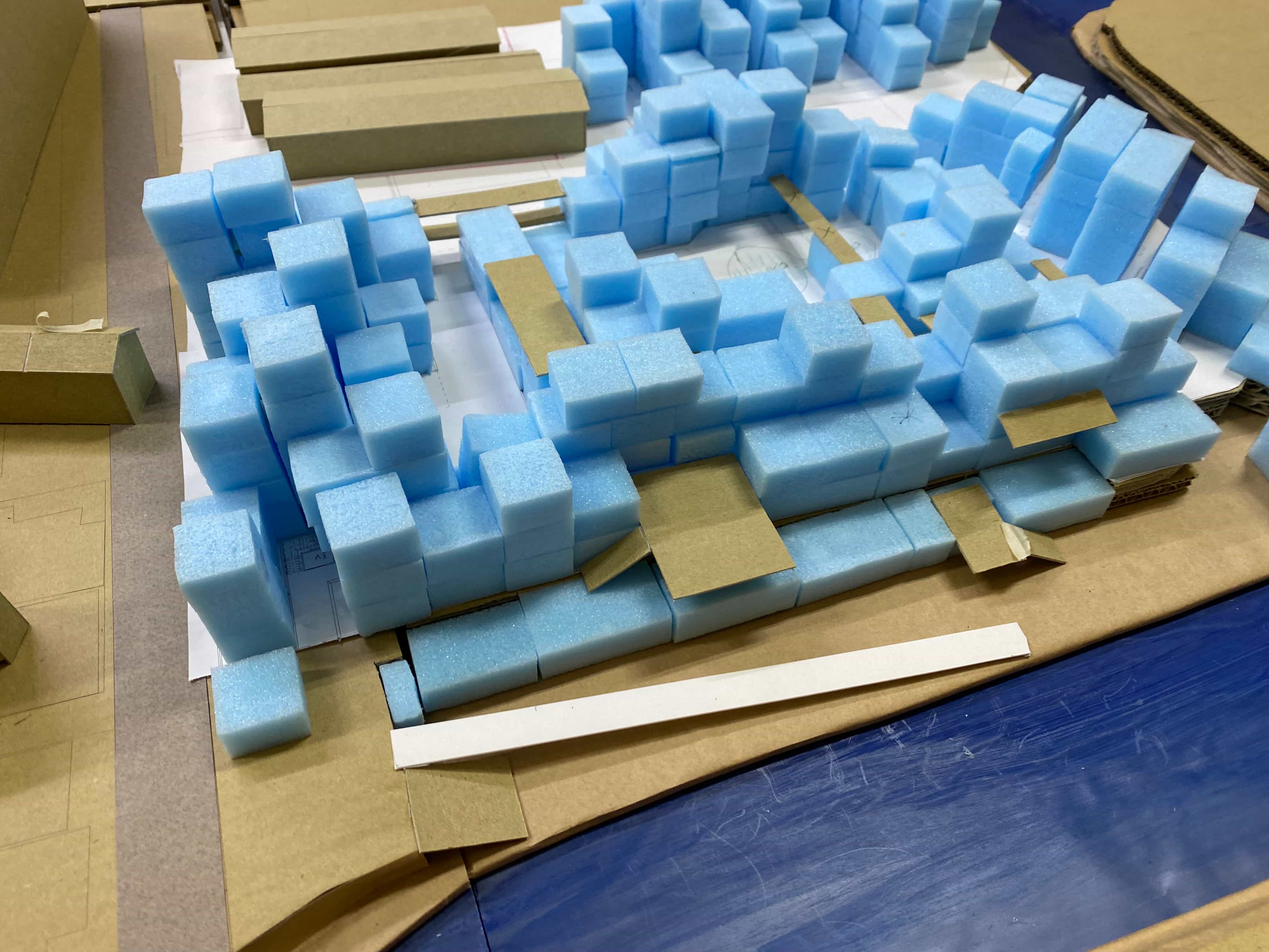 Exploring modular unit layouts and terrace configurations